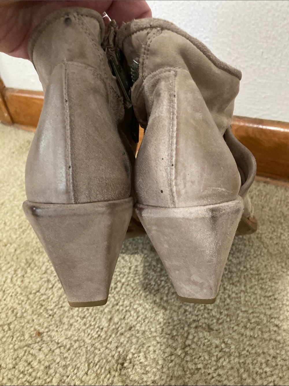 A.S.98 Tan Suede Sandals Size 7 - Picture 4 of 7
